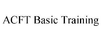 ACFT BASIC TRAINING