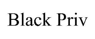BLACK PRIV