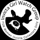 INVICTA GIRL WATCH GROUP FOR WOMEN INVICTA COLLECTORS ONLY I G W G