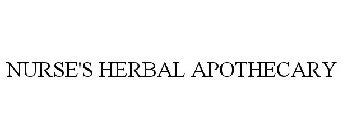 NURSE'S HERBAL APOTHECARY