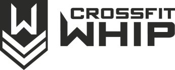STYLIZED W WITH CHEVRONS AND STYLIZED LETTERS CROSSFIT WHIP