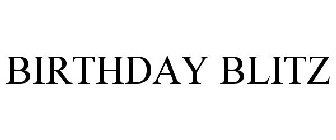 BIRTHDAY BLITZ