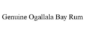 GENUINE OGALLALA BAY RUM