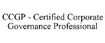 CCGP - CERTIFIED CORPORATE GOVERNANCE PROFESSIONAL