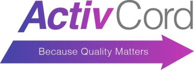 ACTIVCORD BECAUSE QUALITY MATTERS