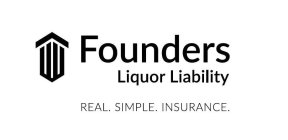 FOUNDERS LIQUOR LIABILITY REAL. SIMPLE.INSURANCE.