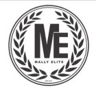 LETTERS: M; E; WORDS: MALLY ELITE; WORDS/PUNCTUATION/NUMBERS: EST. 2016