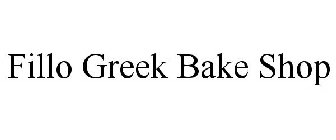 FILLO GREEK BAKE SHOP