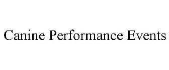 CANINE PERFORMANCE EVENTS