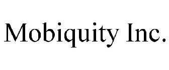 MOBIQUITY INC.