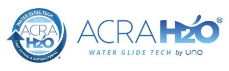 ACRA H2O WATER GLIDE TECH BY UNO WATER GLIDE TECH FAST DRYING & ANTIBACTERIAL UNO ACRA H2O