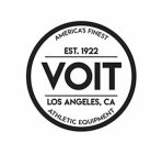 AMERICA'S FINEST EST. 1922 VOIT LOS ANGELES, CA ATHLETIC EQUIPMENT