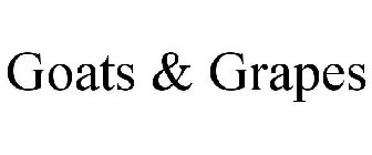GOATS & GRAPES