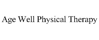AGE WELL PHYSICAL THERAPY