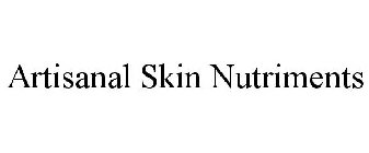ARTISANAL SKIN NUTRIMENTS