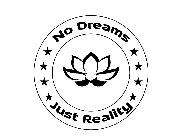 NO DREAMS JUST REALITY