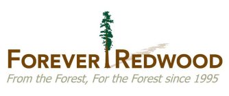 FOREVER REDWOOD FROMN THE FOREST, FOR THE FOREST SINCE 1995