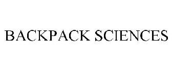 BACKPACK SCIENCES