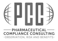 PCC PHARMACEUTICAL COMPLIANCE CONSULTING OBSERVATION, RISK AND BENEFITS