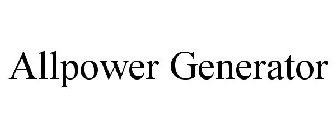 ALLPOWER GENERATOR