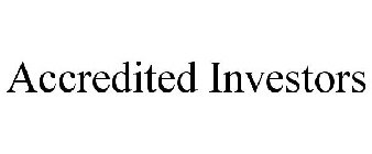 ACCREDITED INVESTORS