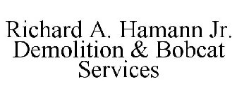 RICHARD A. HAMANN JR. DEMOLITION & BOBCAT SERVICES