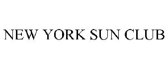 NEW YORK SUN CLUB