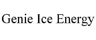 GENIE ICE ENERGY