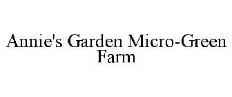 ANNIE'S GARDEN MICRO-GREEN FARM