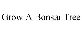 GROW A BONSAI TREE