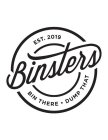 BINSTERS EST. 2019 BIN THERE · DUMP THAT