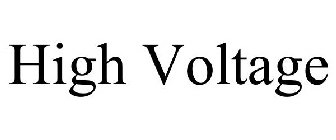 HIGH VOLTAGE