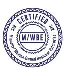 NYC CERTIFIED NYC MINORITY/WOMEN-OWNED BUSINESS ENTERPRISE M/WBE