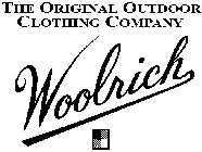 THE ORIGINAL OUTDOOR CLOTHING COMPANY WOOLRICH