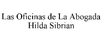 LAS OFICINAS DE LA ABOGADA HILDA SIBRIAN