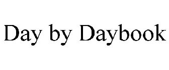 DAY BY DAYBOOK