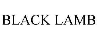 BLACK LAMB