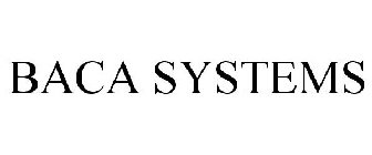 BACA SYSTEMS
