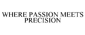 WHERE PASSION MEETS PRECISION