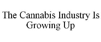 THE CANNABIS INDUSTRY IS GROWING UP