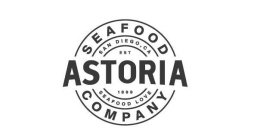 ASTORIA SEAFOOD COMPANY SAN DIEGO, CA EST 1899 SEAFOOD LOVE