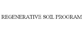 REGENERATIVE SOIL PROGRAM