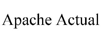 APACHE ACTUAL