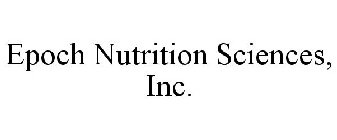 EPOCH NUTRITION SCIENCES, INC.