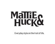 MATTIE & HUCK EVERYDAY STYLE ON THE TRAIL OF LIFE.