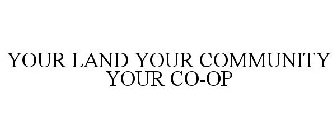 YOUR LAND YOUR COMMUNITY YOUR CO-OP