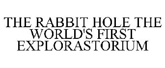 THE RABBIT HOLE THE WORLD'S FIRST EXPLORASTORIUM