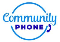 COMMUNITY PHONE