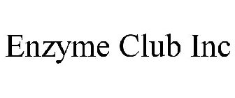 ENZYME CLUB INC