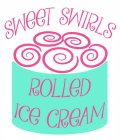 SWEET SWIRLS ROLLED ICE CREAM
